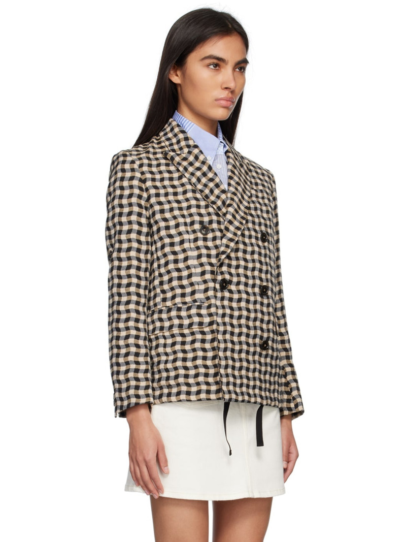 Brown Kenzo Paris Double-Breasted Blazer 2