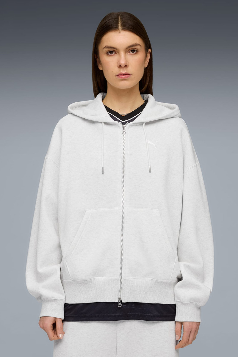 PUMA Wardrobe Essentials Women's Zip-Up Fleece Hoodie outlook