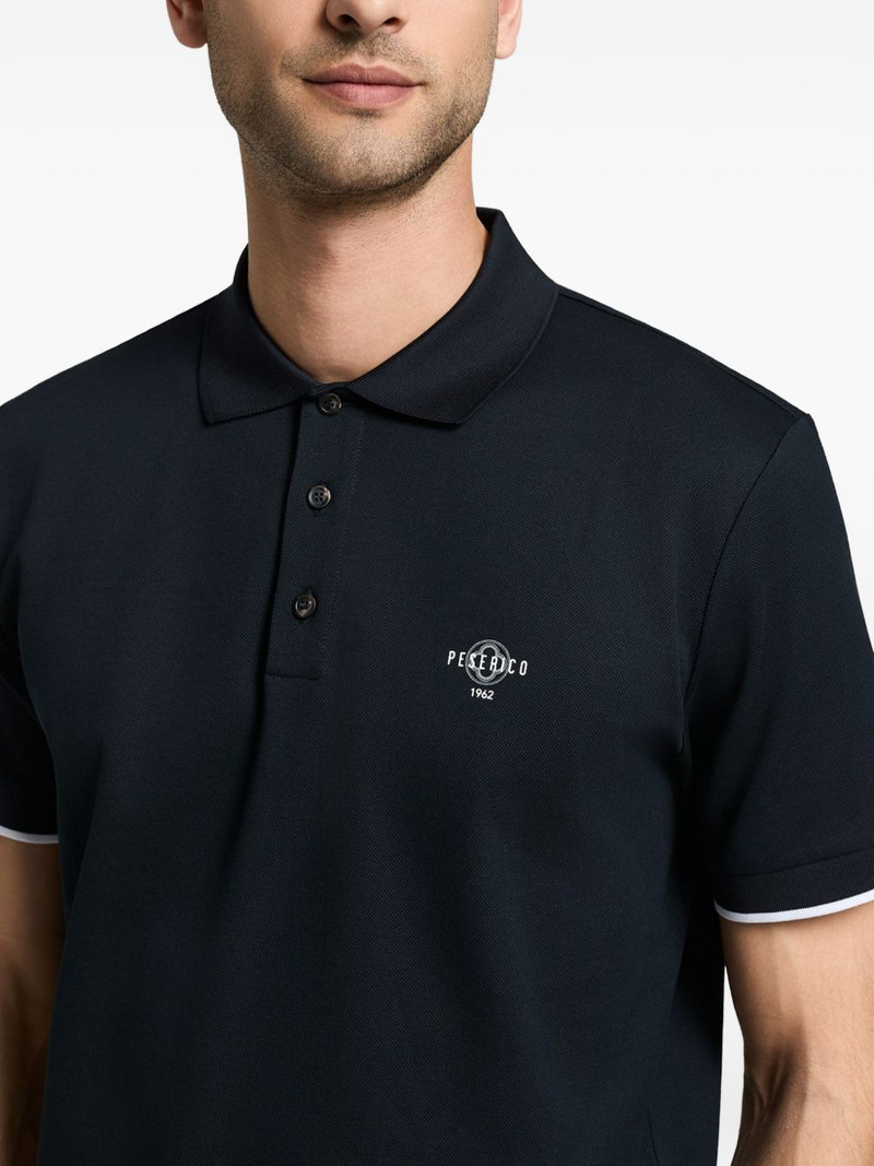 Piquet logo-print polo shirt 3