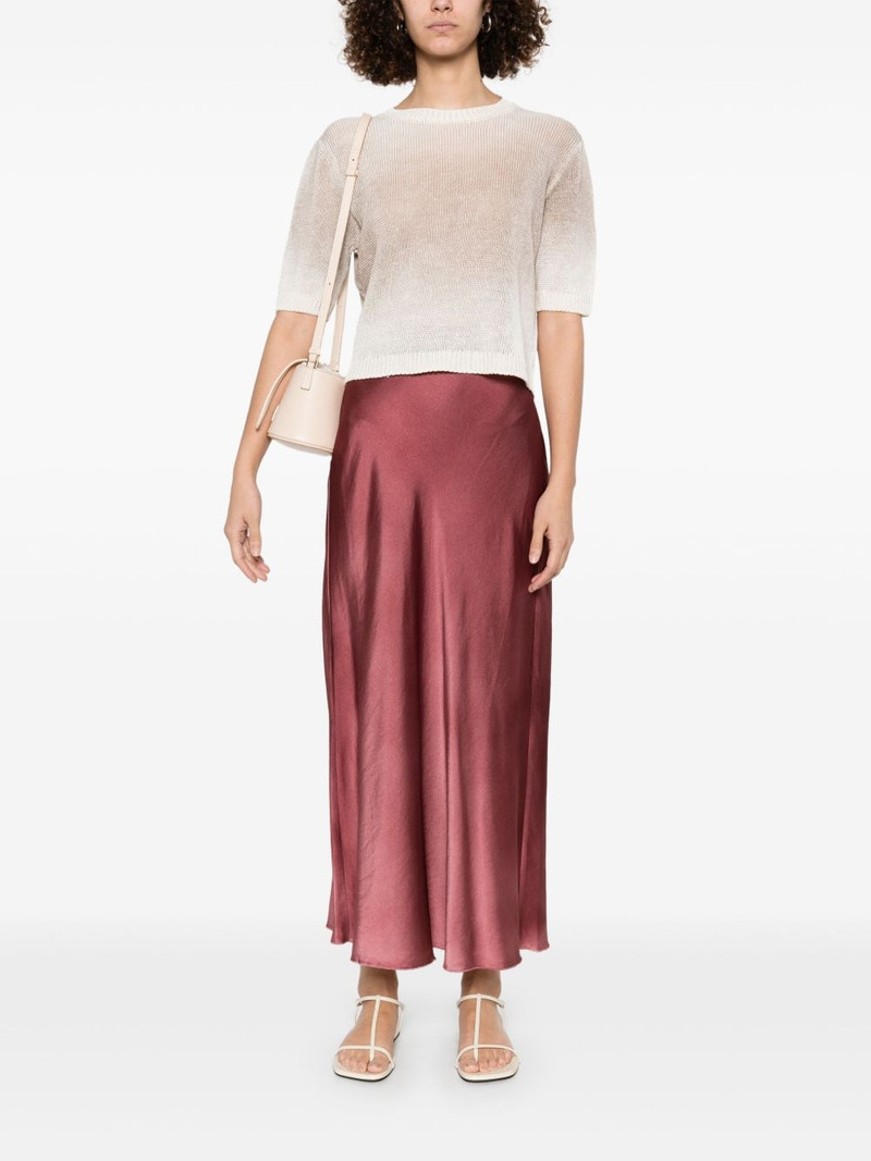 Avant Toi satin midi skirt outlook