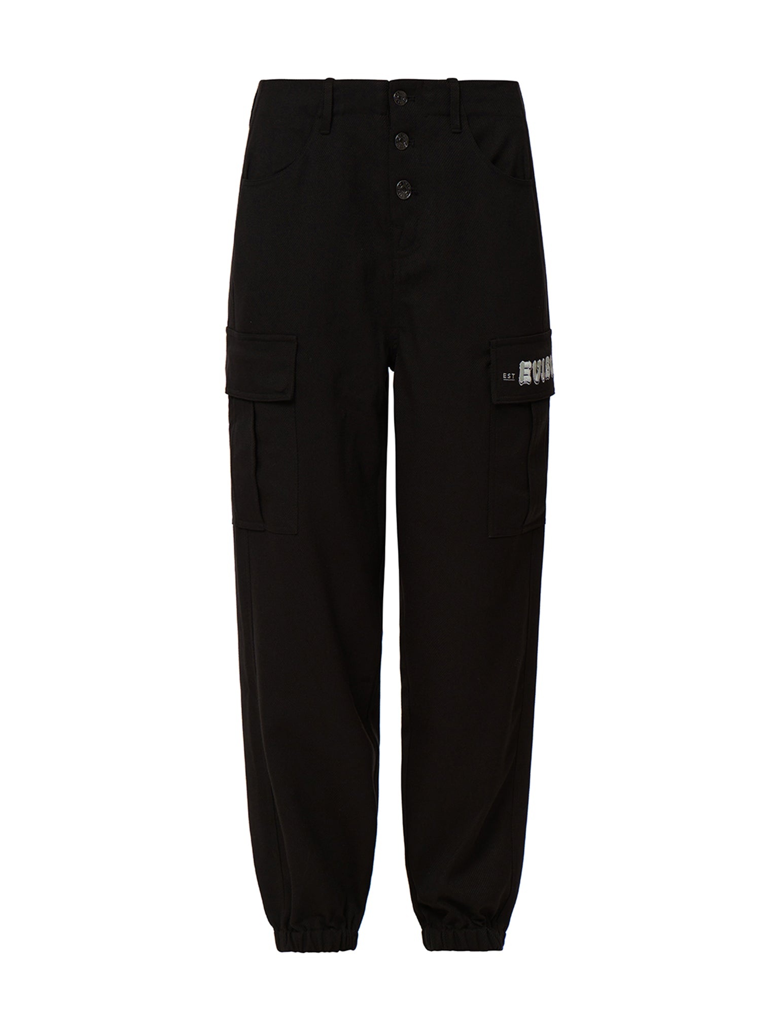 LOGO EMBROIDERY TWILL JOGGERS - 12