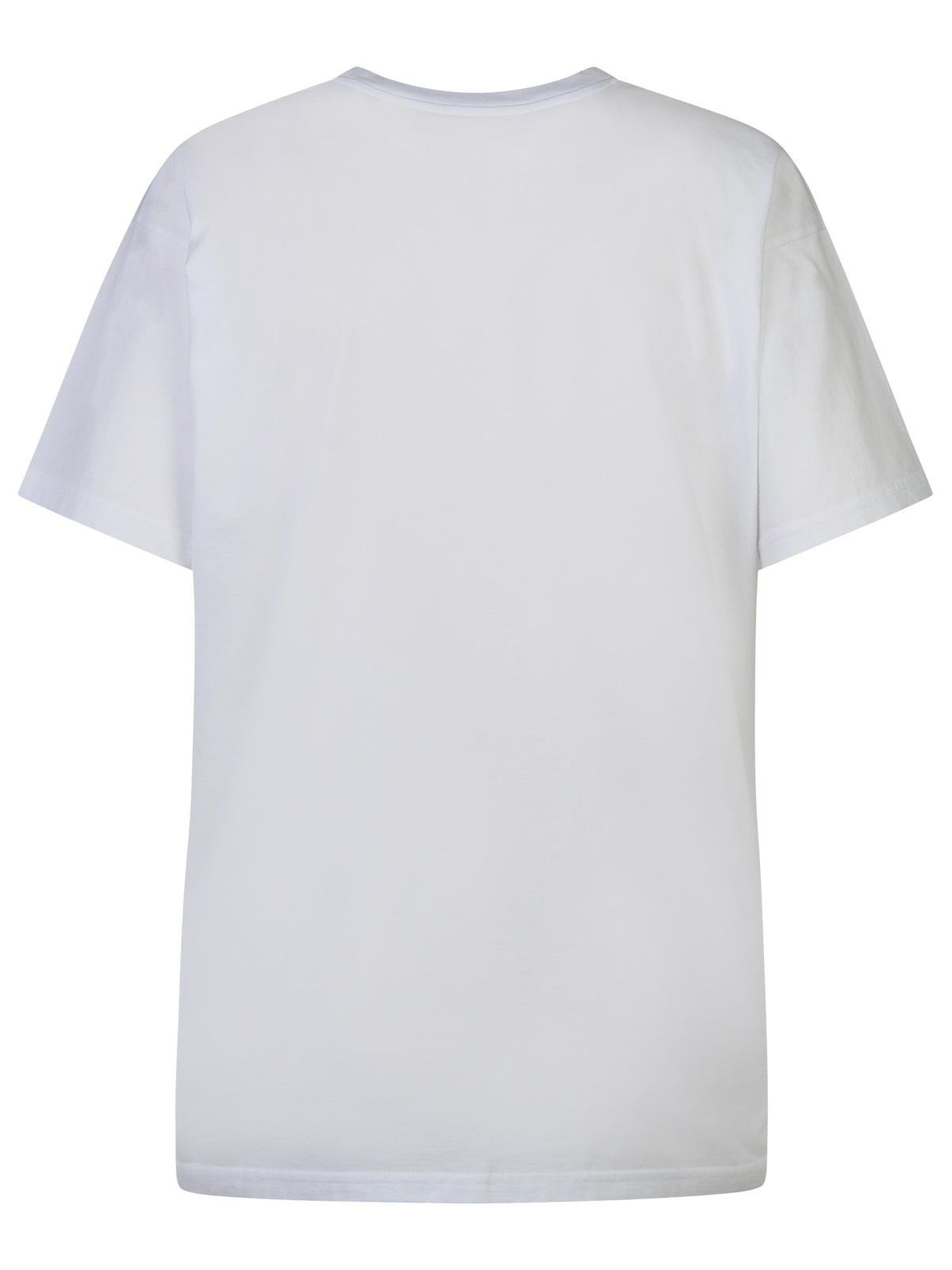 Maison Margiela White Cotton T-Shirt Women - 3