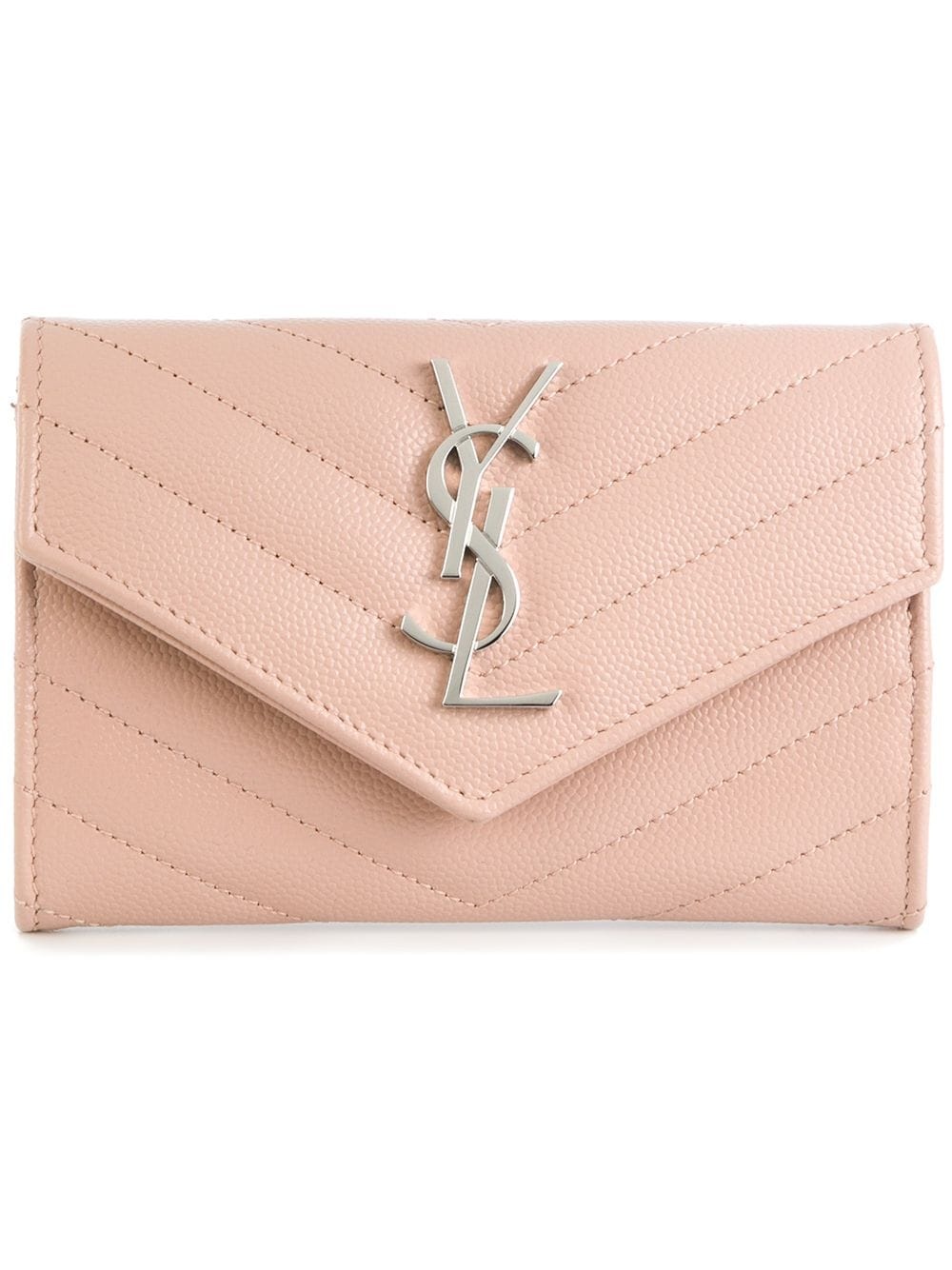 monogram quilted wallet - 1