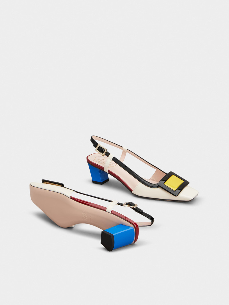 Belle Vivier Slingback Pumps in patent leather 9