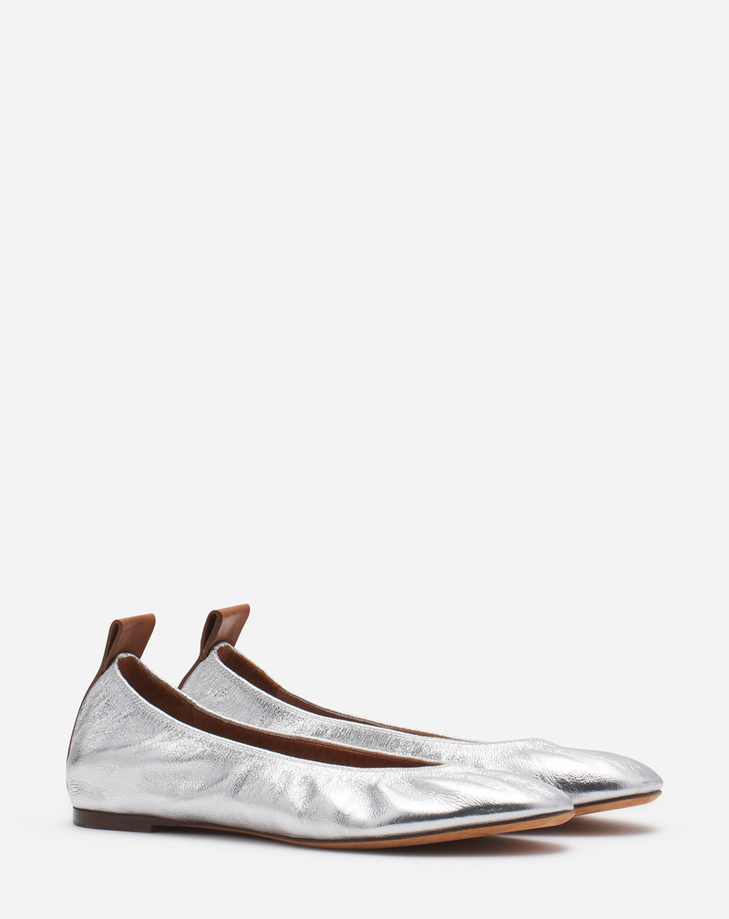 Lanvin THE BALLERINA FLAT IN METALLIC LEATHER outlook