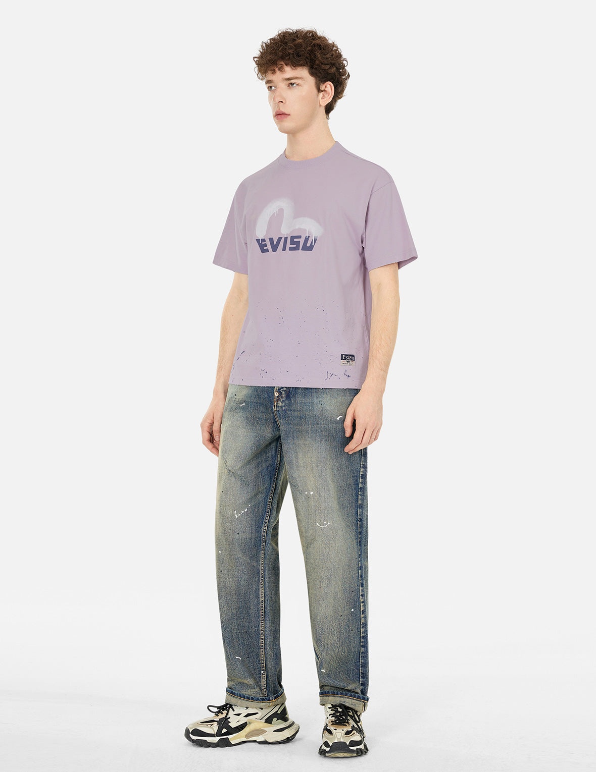 Logo and Seagull Print Relax Fit T-shirt - 3