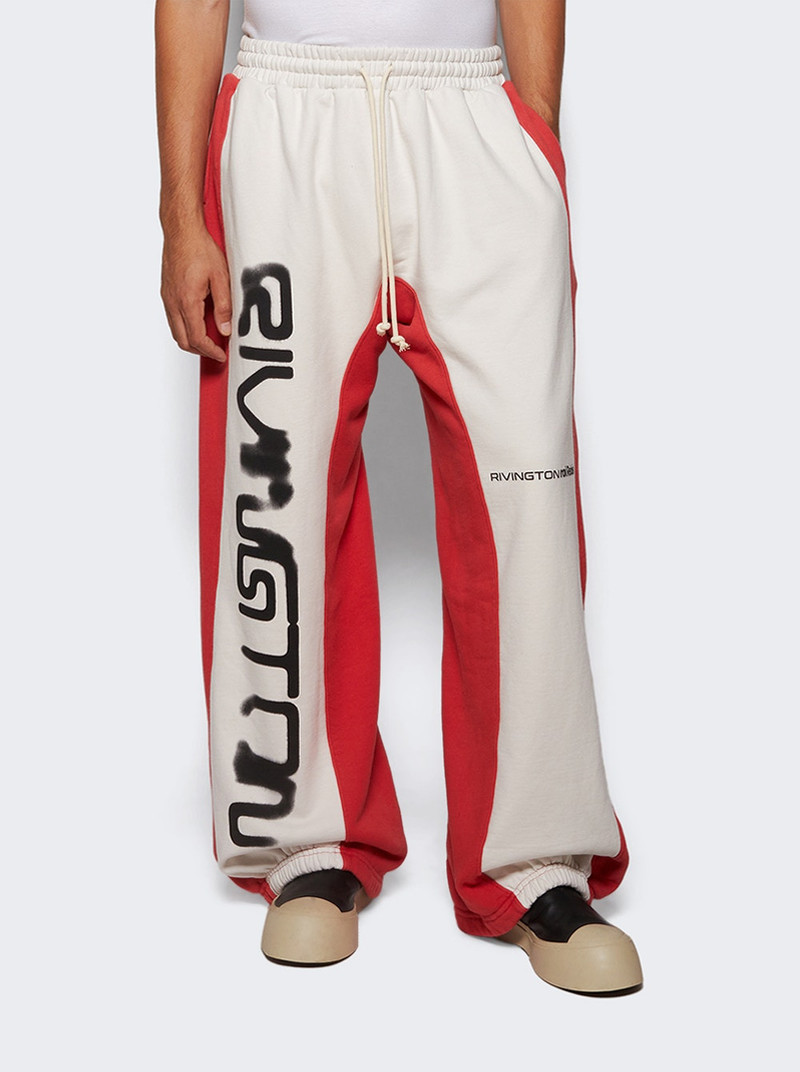 RRR123 Rivington Fade Penta Sweatpants Red And Heather outlook