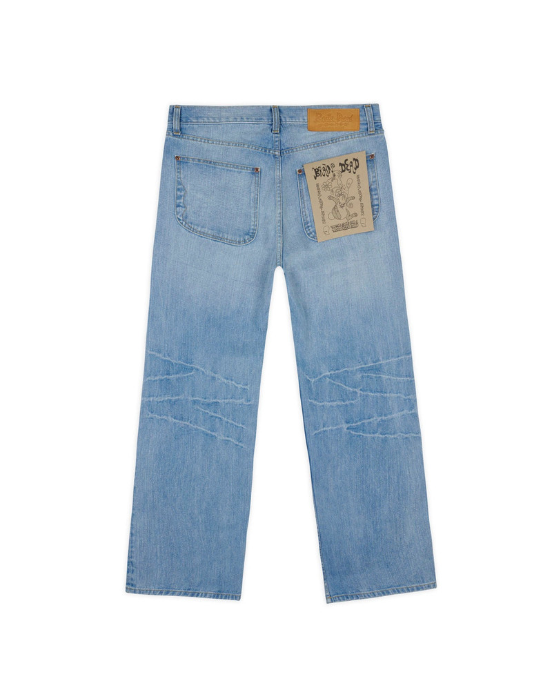 BRAIN DEAD Type 00 14.1oz Selvedge Denim Pant - Light Washed Indigo outlook