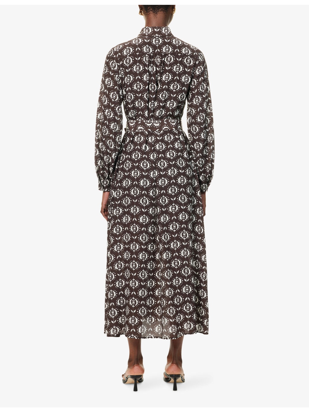 Narvel Belted Silk Midi Dress - 4