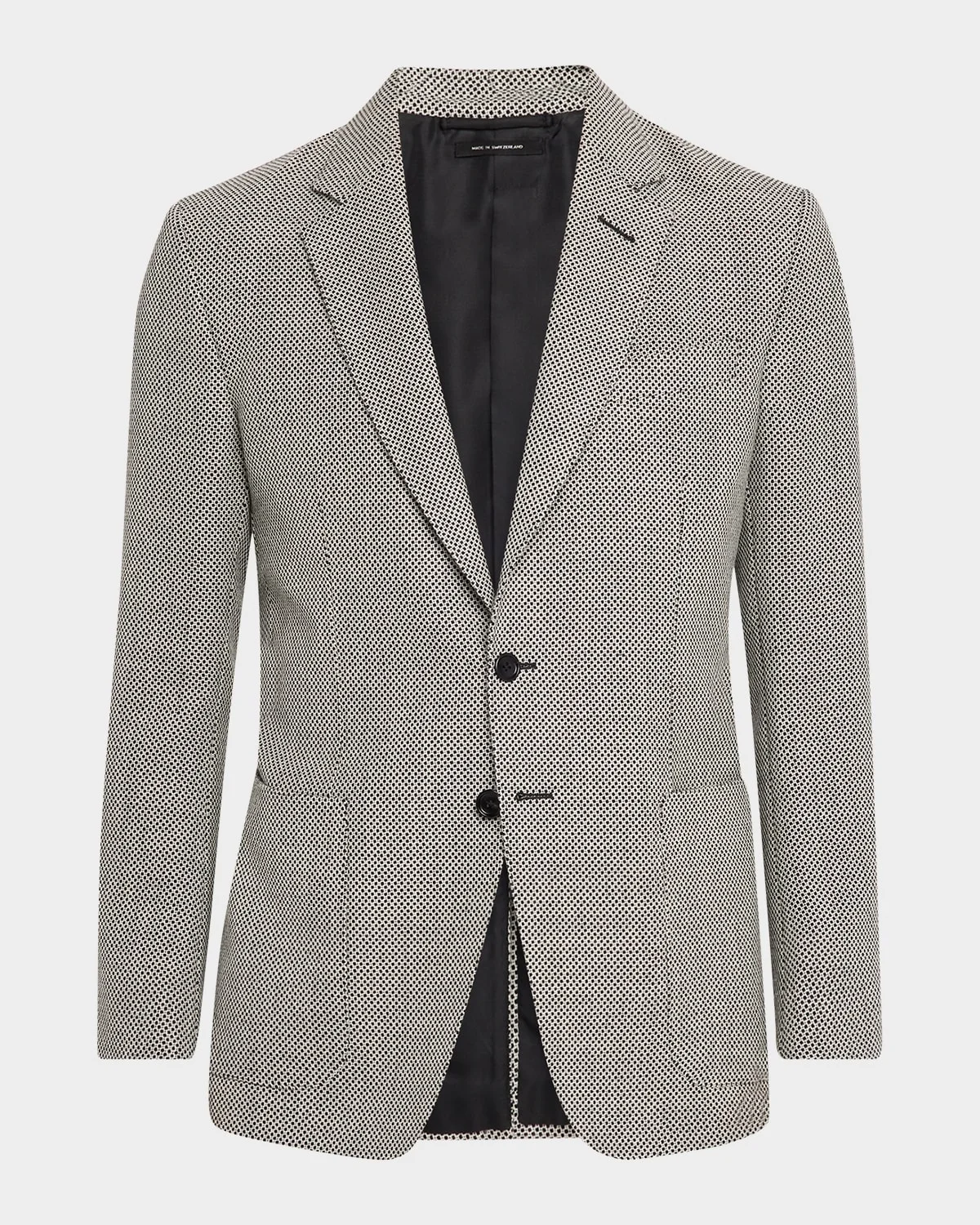 Men's Wool Negative Birdseye Sport Coat - 1