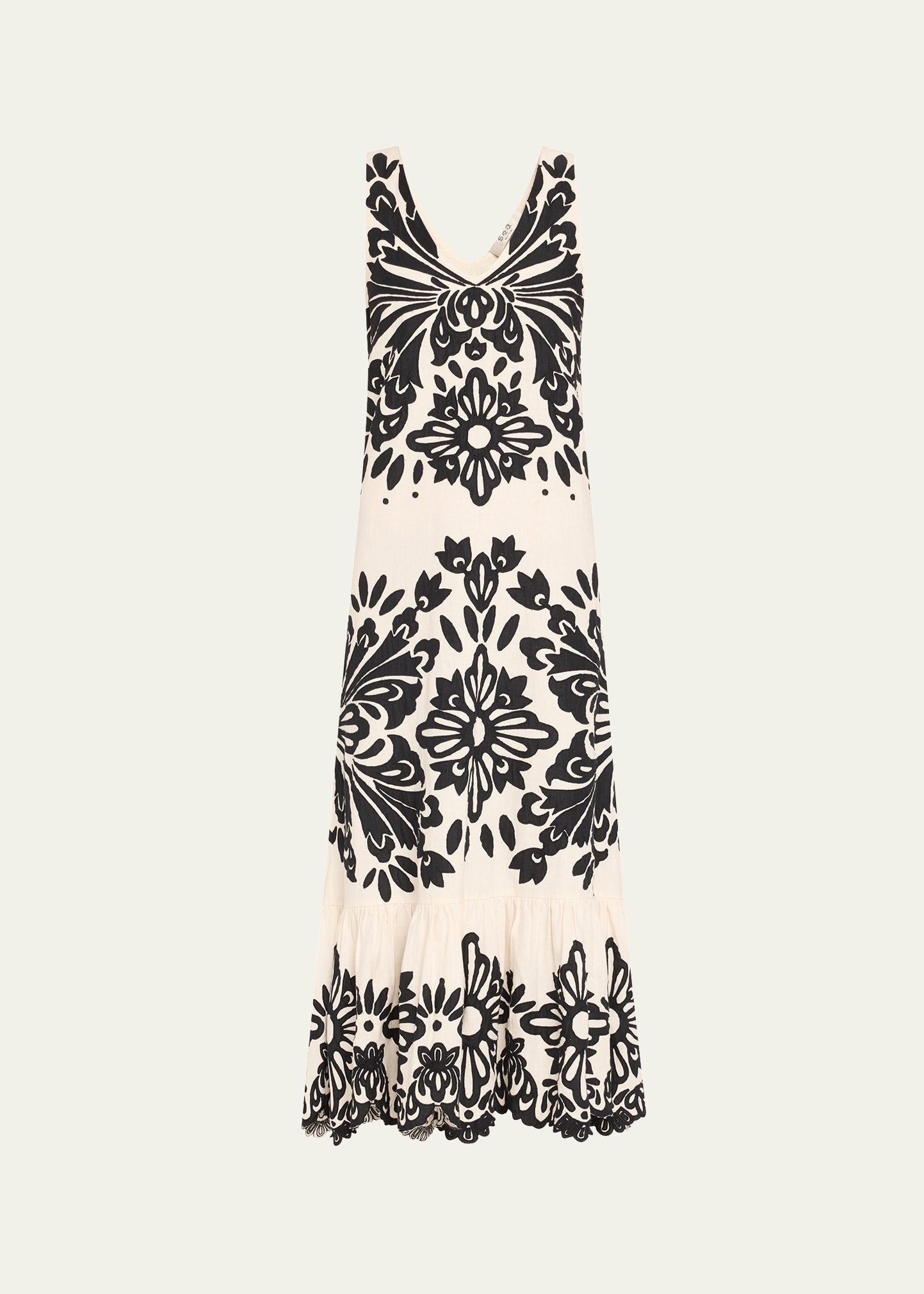 Liliana Sleeveless Appliqué Dress - 1