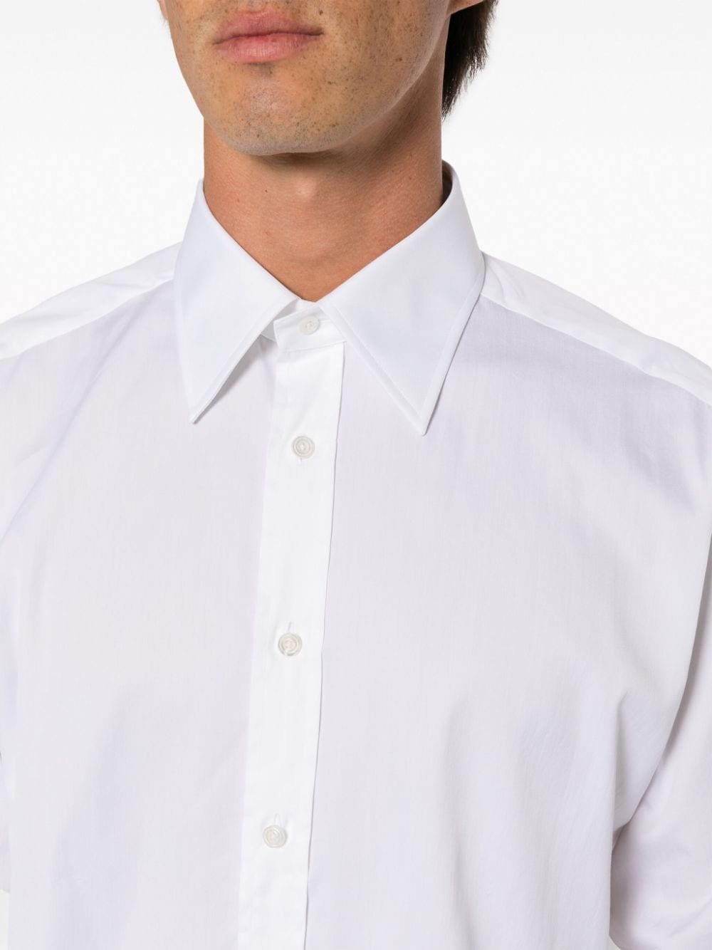 Cotton Silk Poplin slim-fit shirt - 5