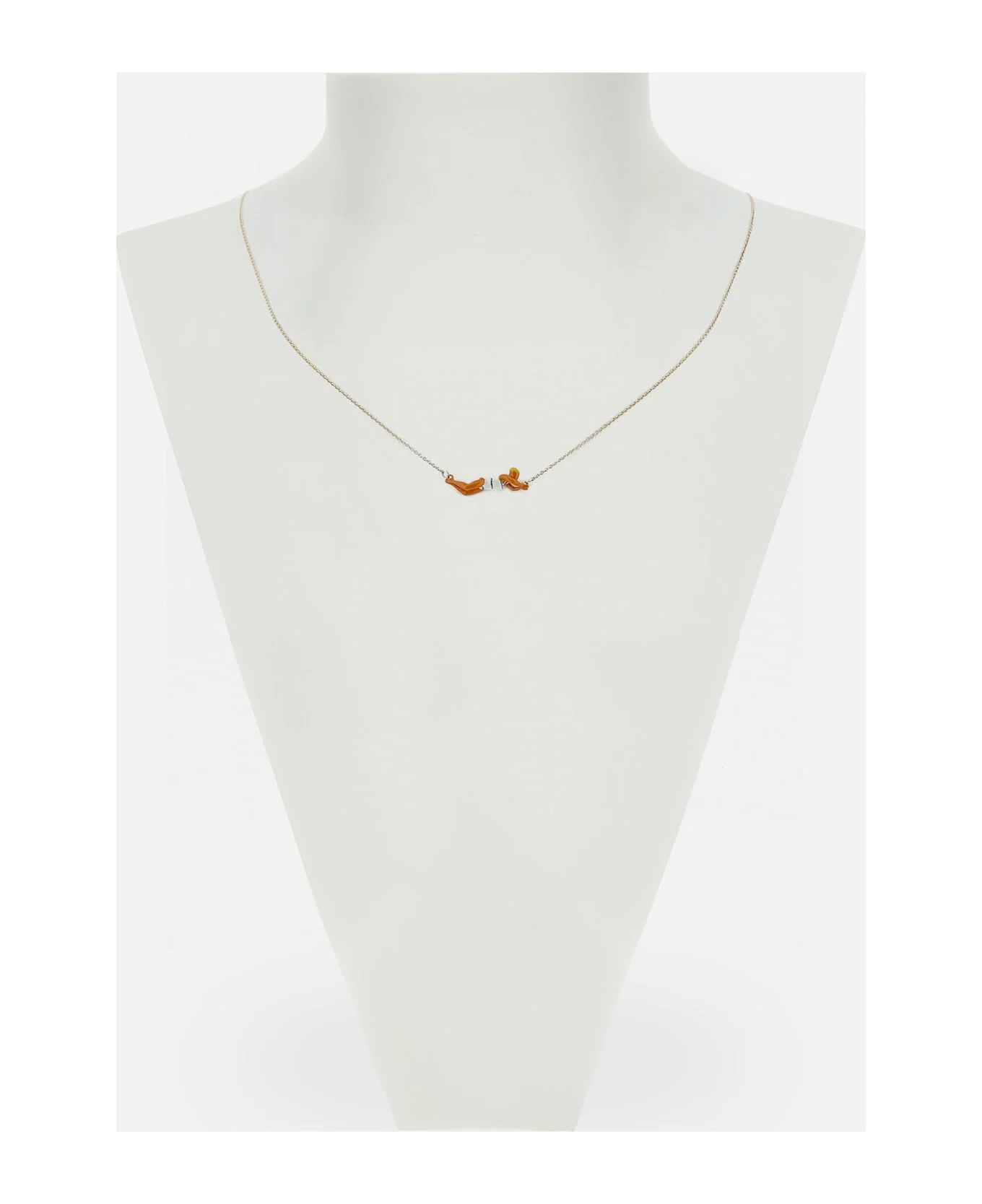 Nadadora Rayada Sky Blue Necklace - 1