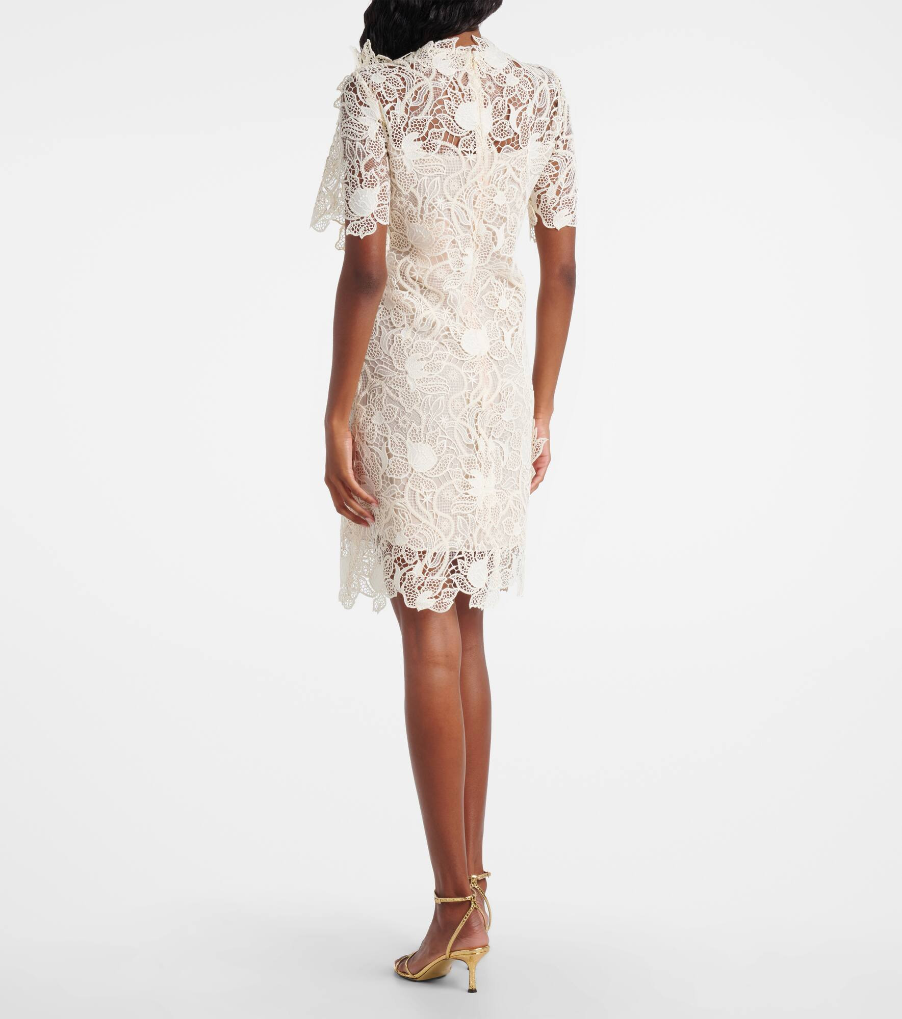 Floral lace minidress - 3