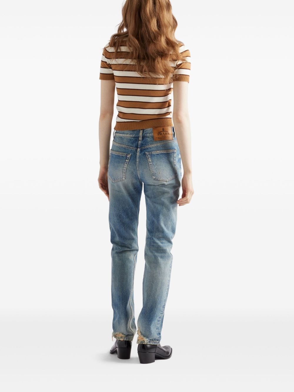 knitted polo top - 3