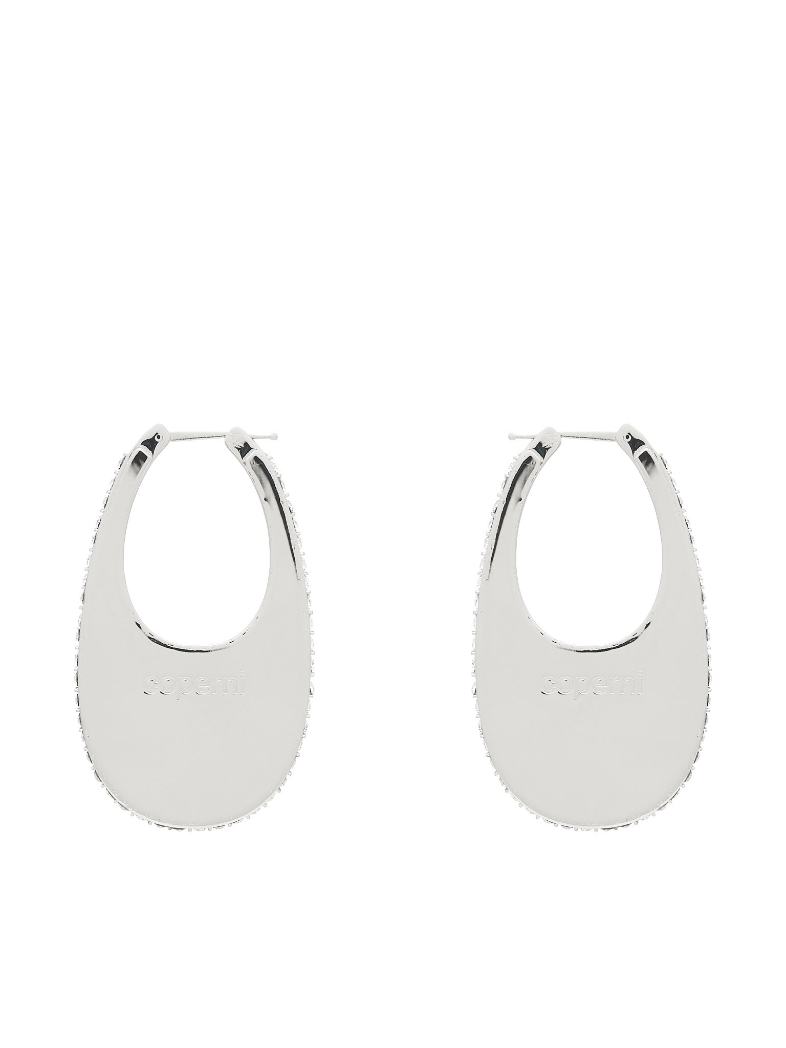 Crystal Swipe Large Earrings - 2
