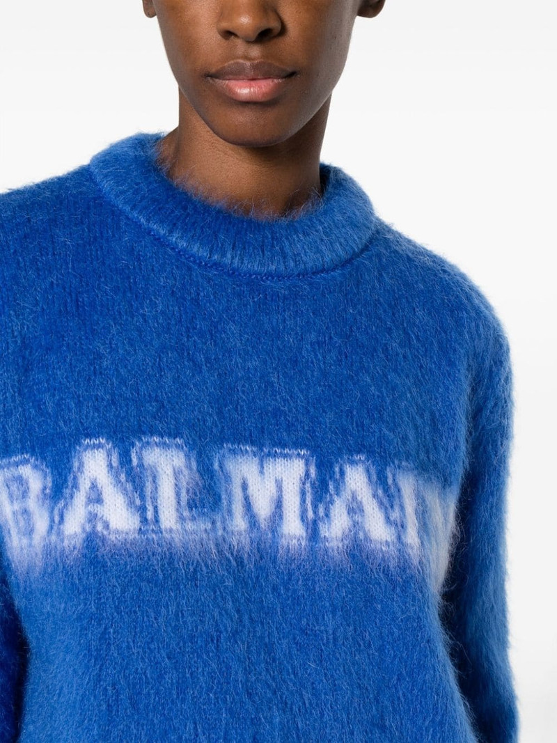 logo-jacquard jumper 5