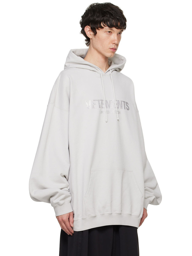 Gray 'Limited Edition' Logo Hoodie 2