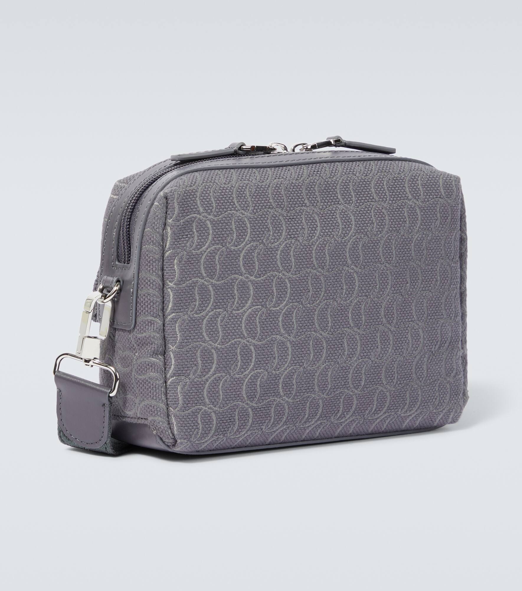Zip N Flap logo jacquard messenger bag - 5