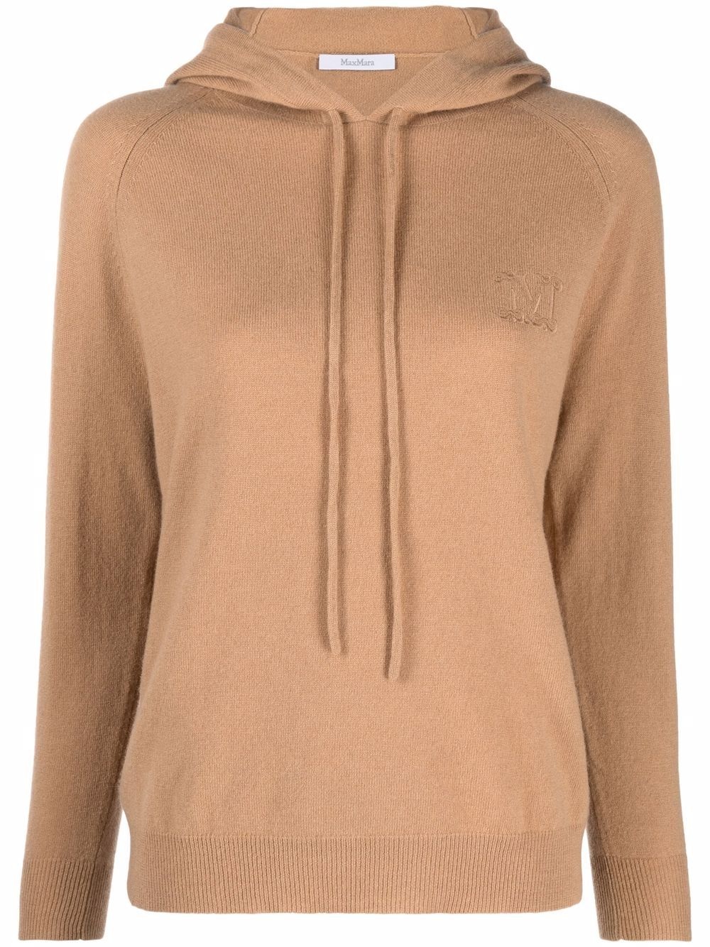 pullover cashmere-wool hoodie - 1