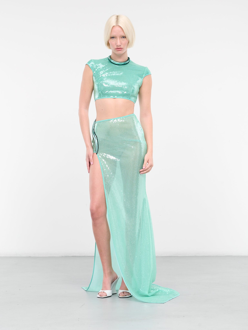 David Koma Sequin Crop Top outlook