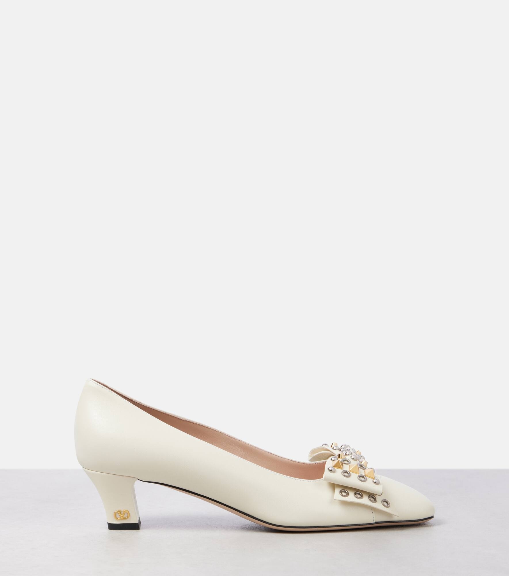 Bowow 45 studded leather pumps - 4