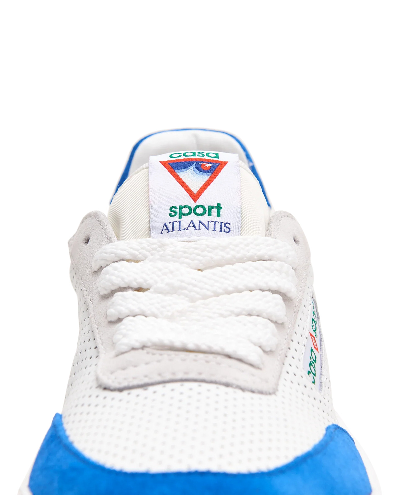 Womens Atlantis White & Blue Sneaker - 12