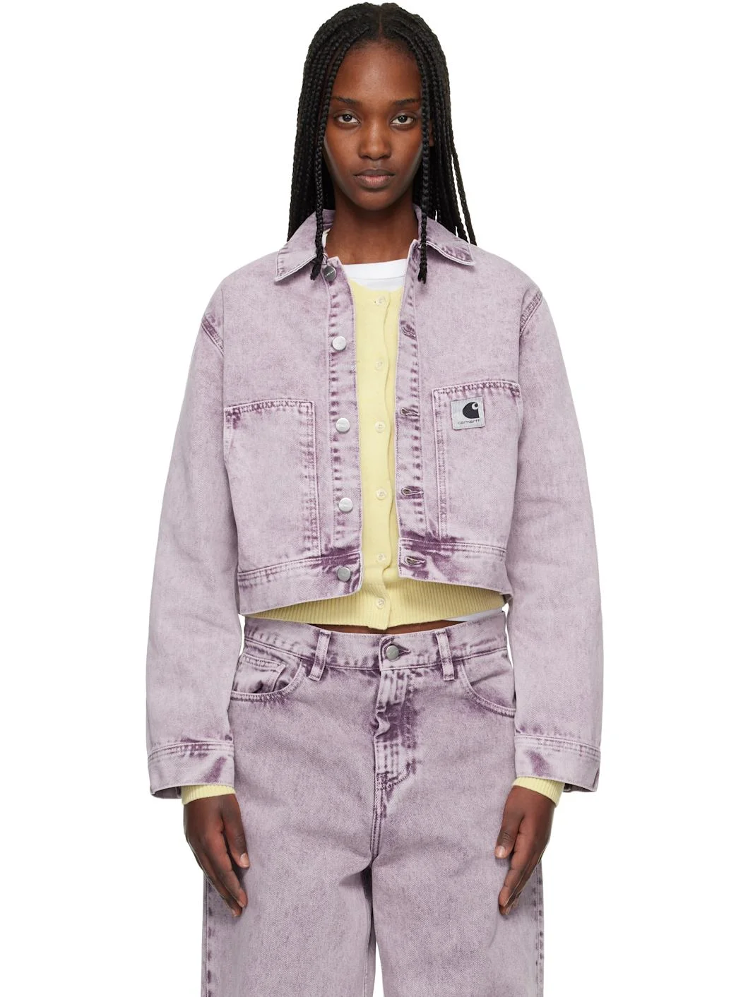 Purple Arca Denim Jacket - 1