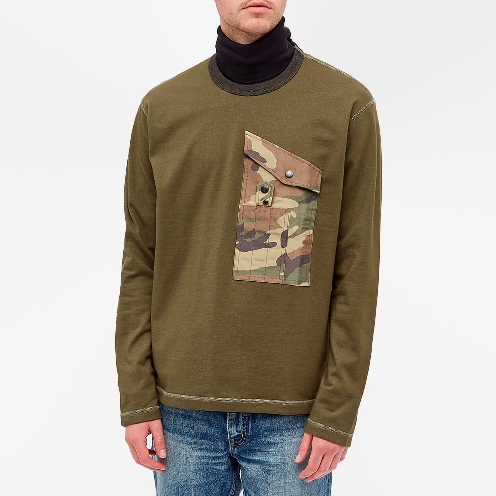 Junya Watanabe MAN Long Sleeve Camo Pocket Tee - 4