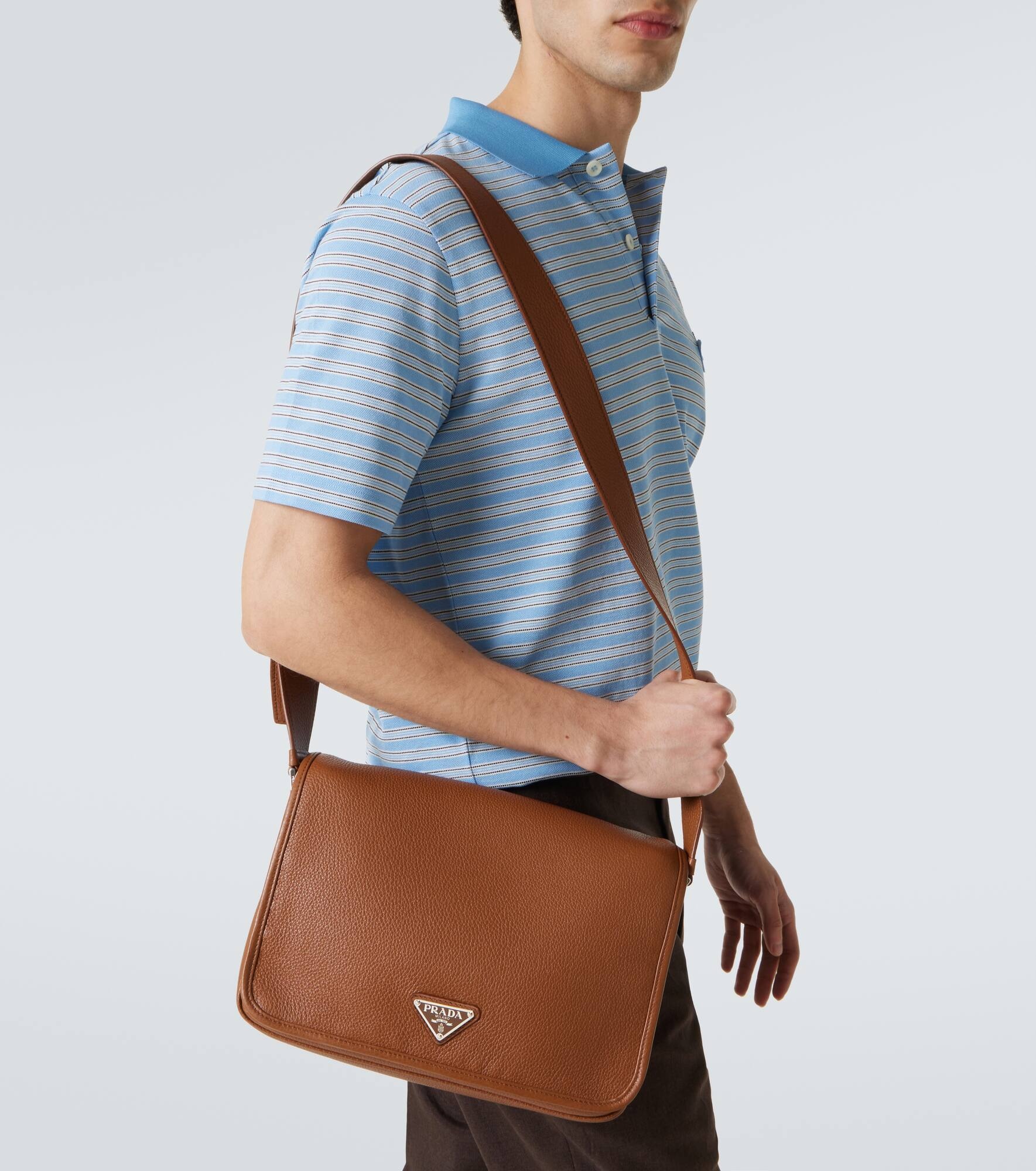 Leather shoulder bag - 3