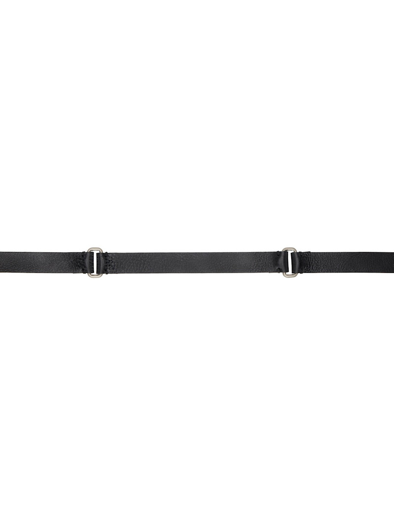 YOKE Black Narrow Western Belt outlook