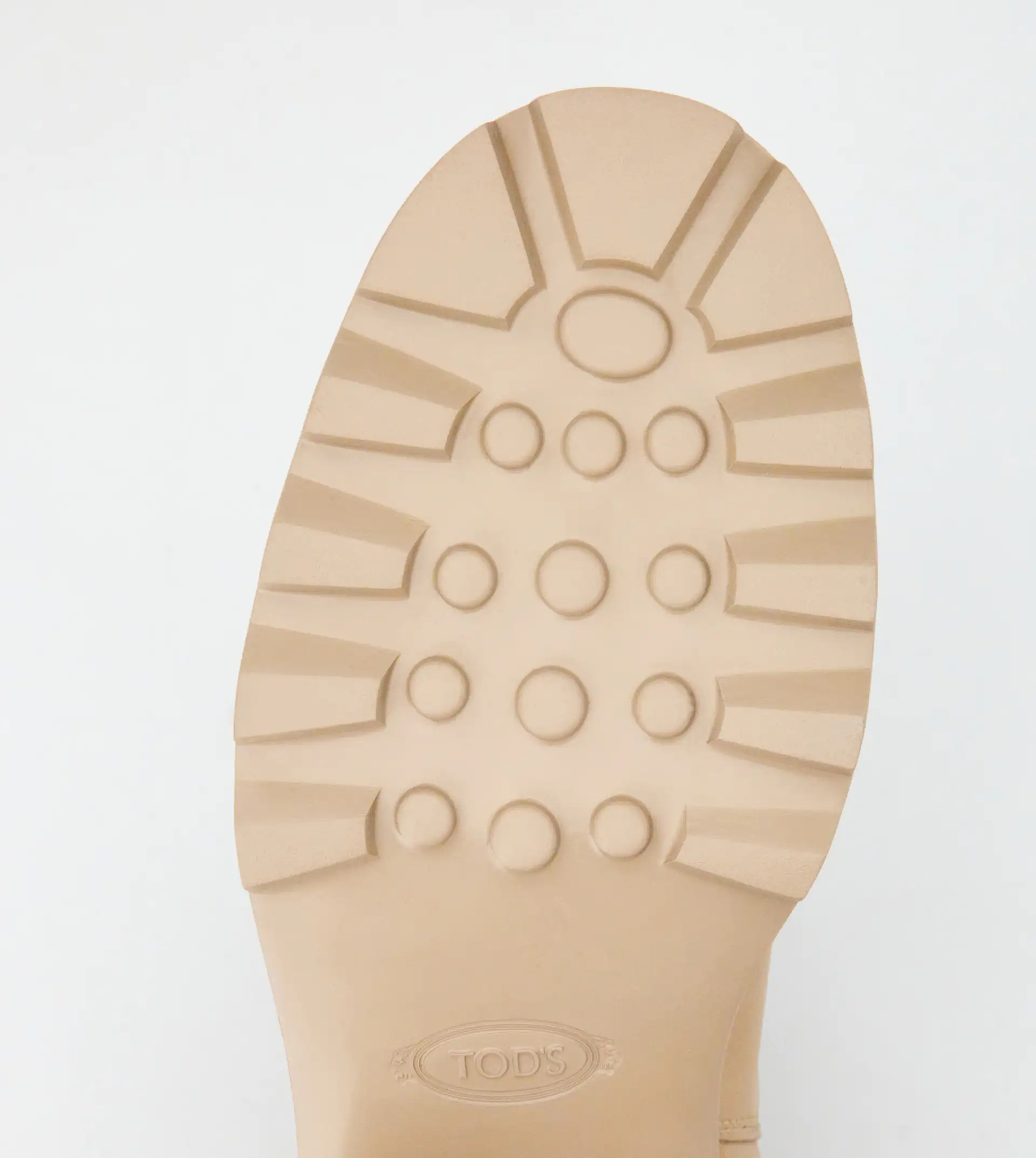 BOOTS IN LEATHER - BEIGE - 5