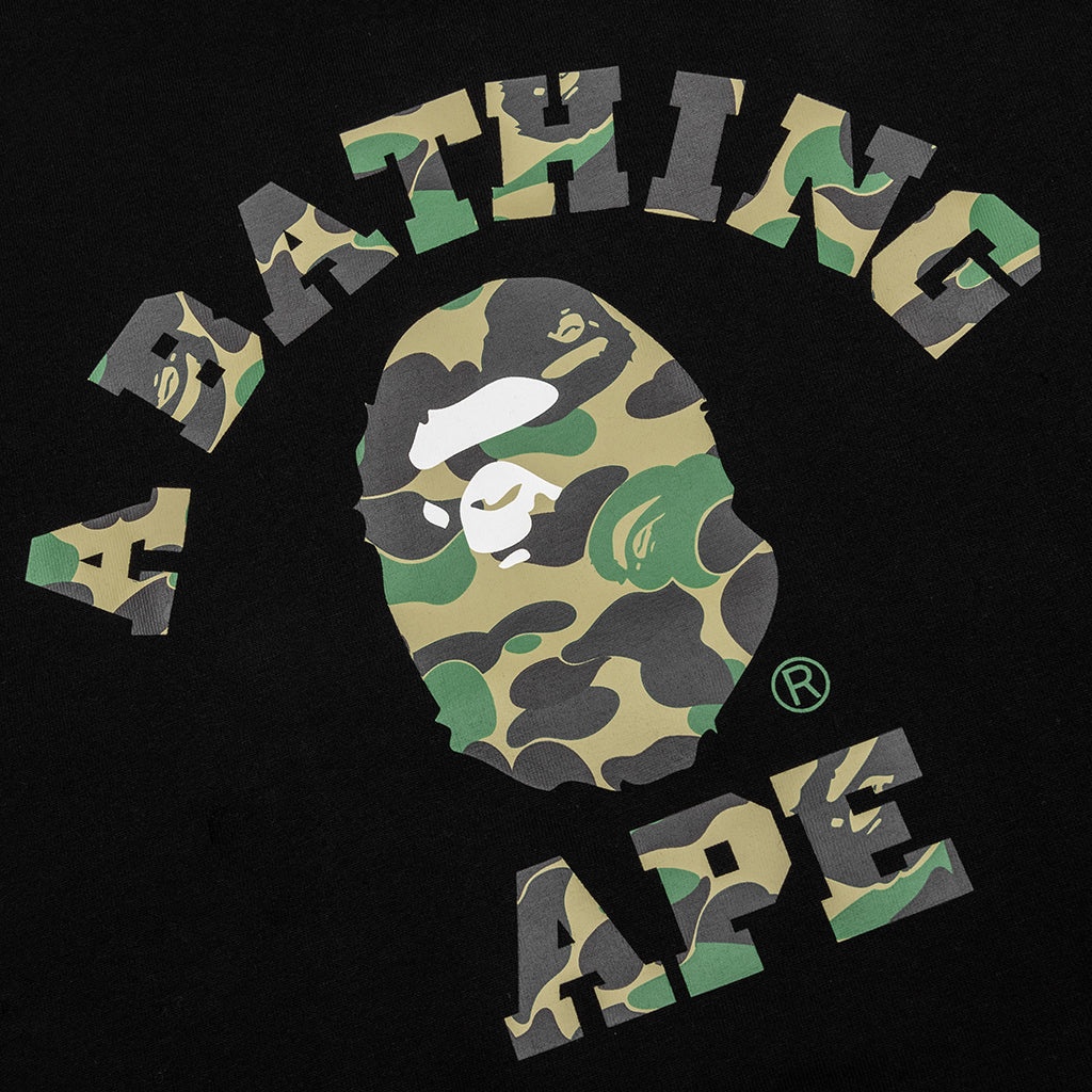 ABC CAMO COLLEGE TEE - BLACK/GREEN - 3