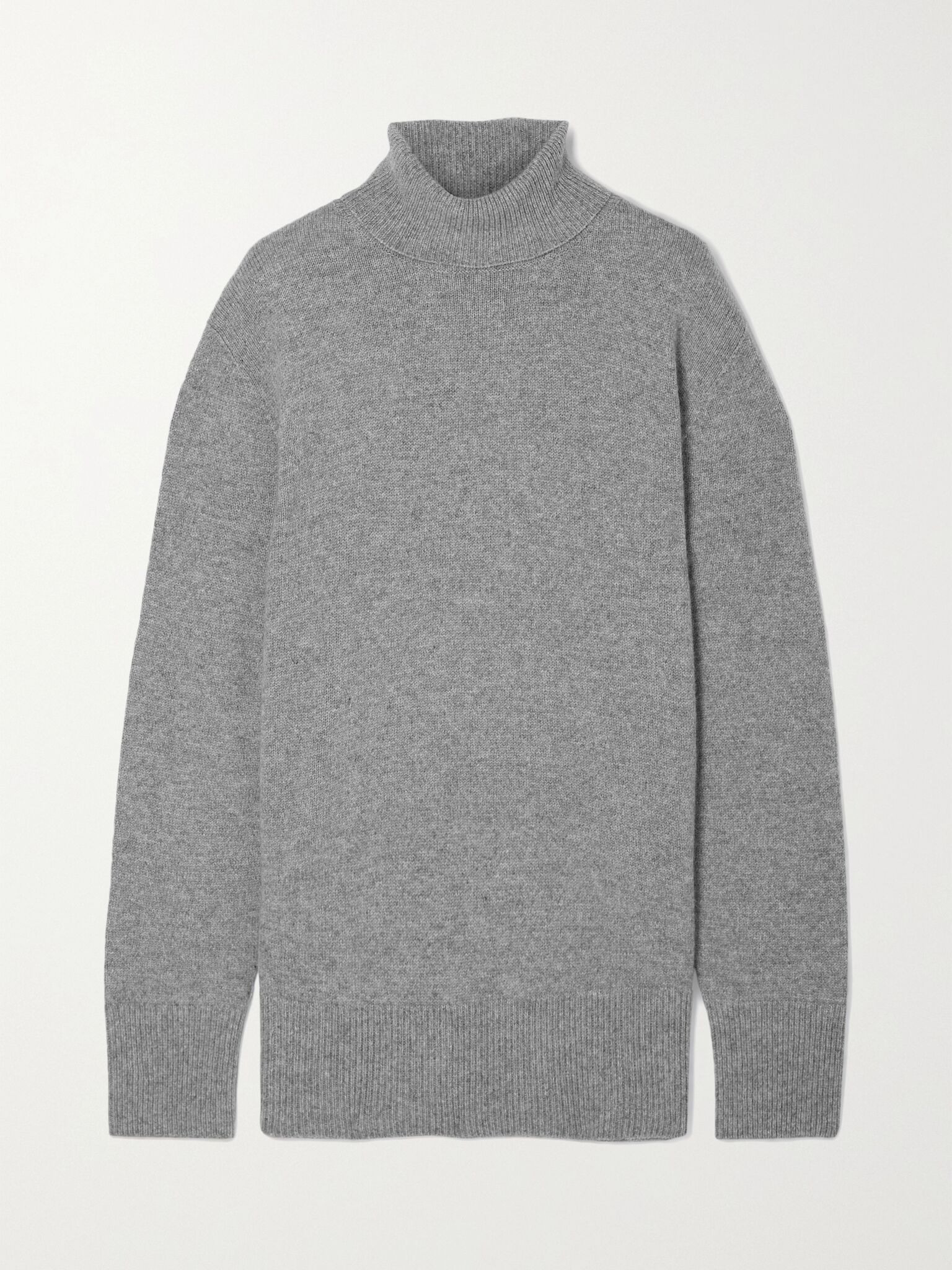 Essentials Stepny wool and cashmere-blend turtleneck sweater Gray - 1