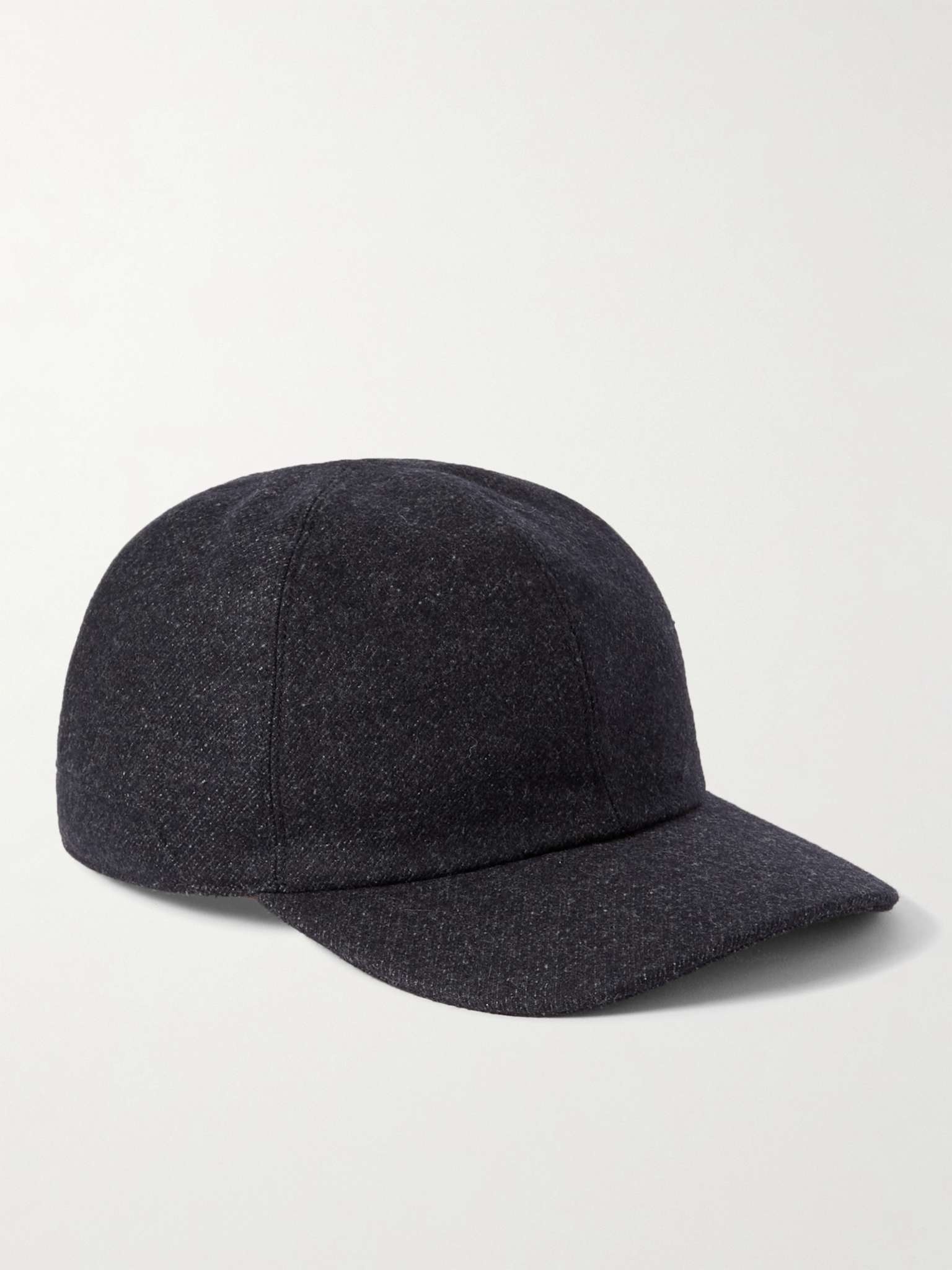 Virgin Wool and Cashmere-Blend Baseball Cap - 1