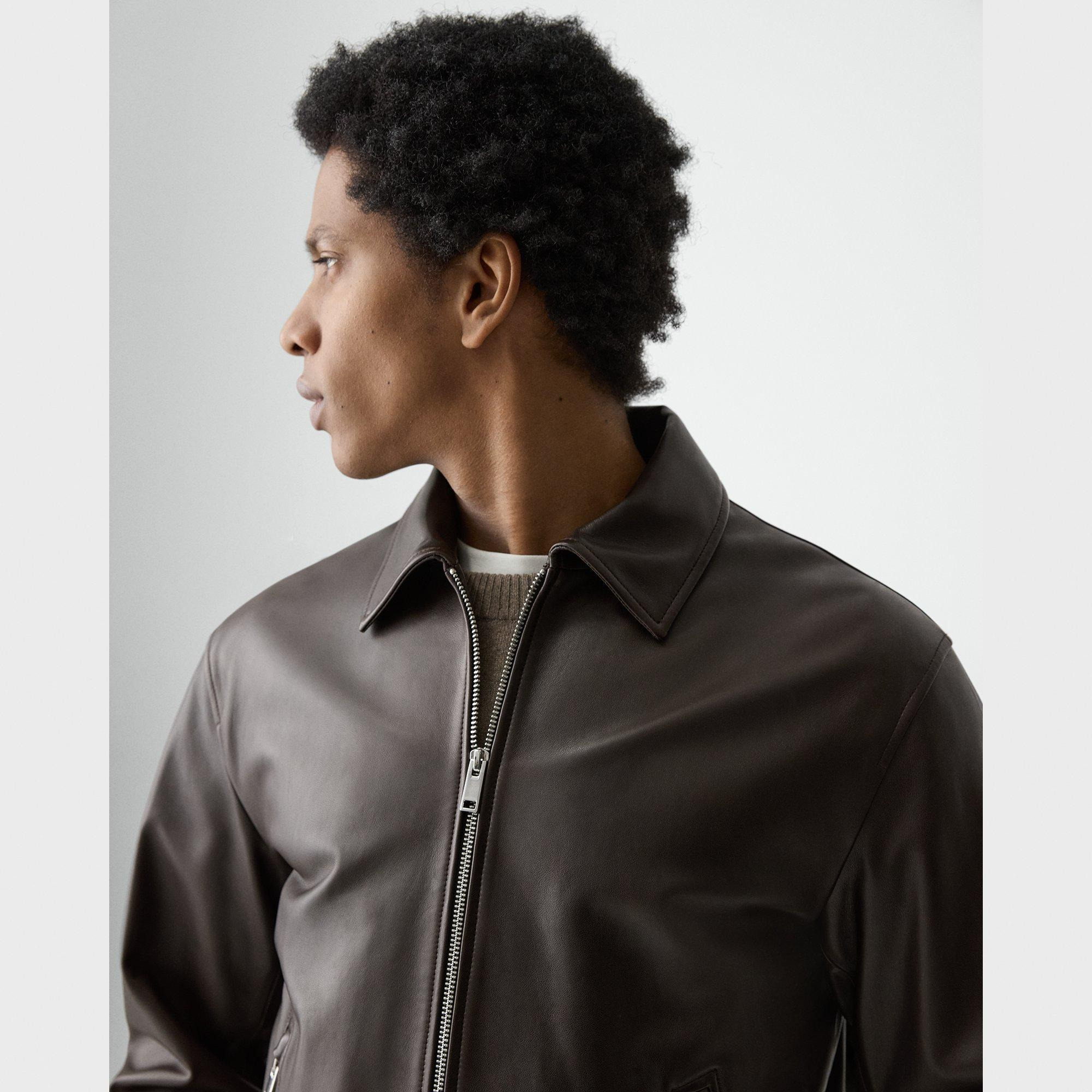 Wyatt Zip Jacket in Leather - 5