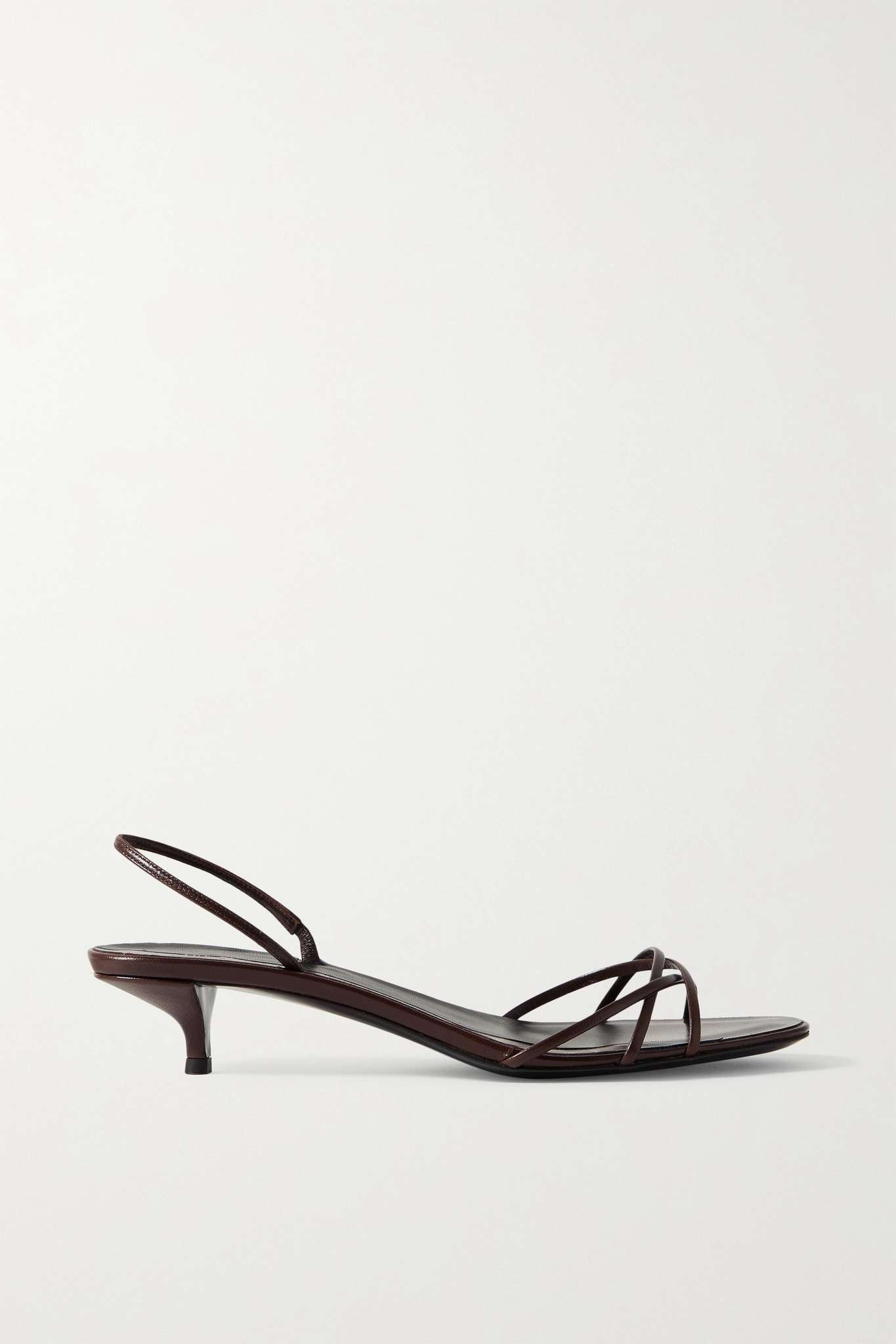 Harlow leather slingback sandals - 1