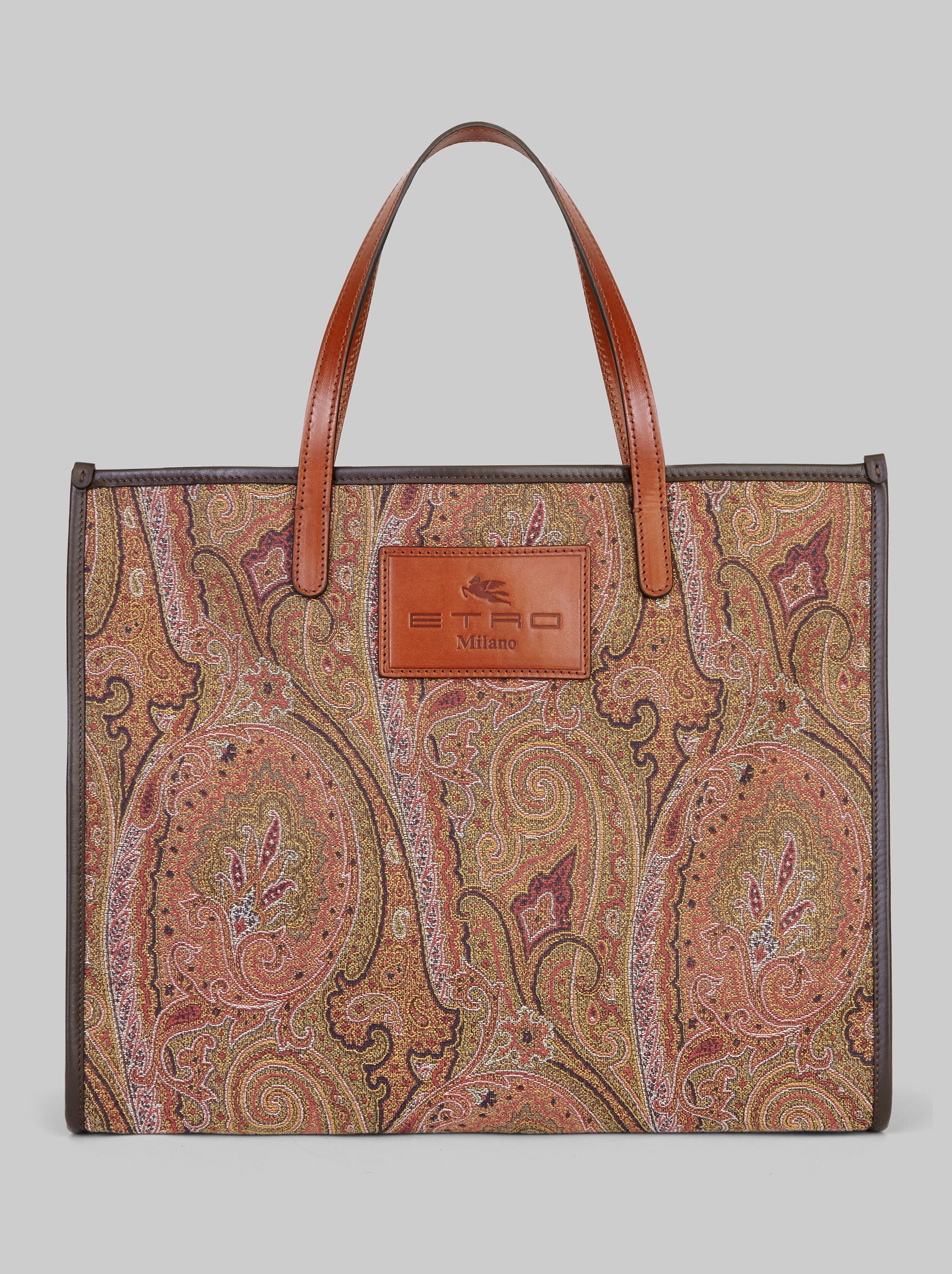 PAISLEY JACQUARD SHOPPING BAG - 1