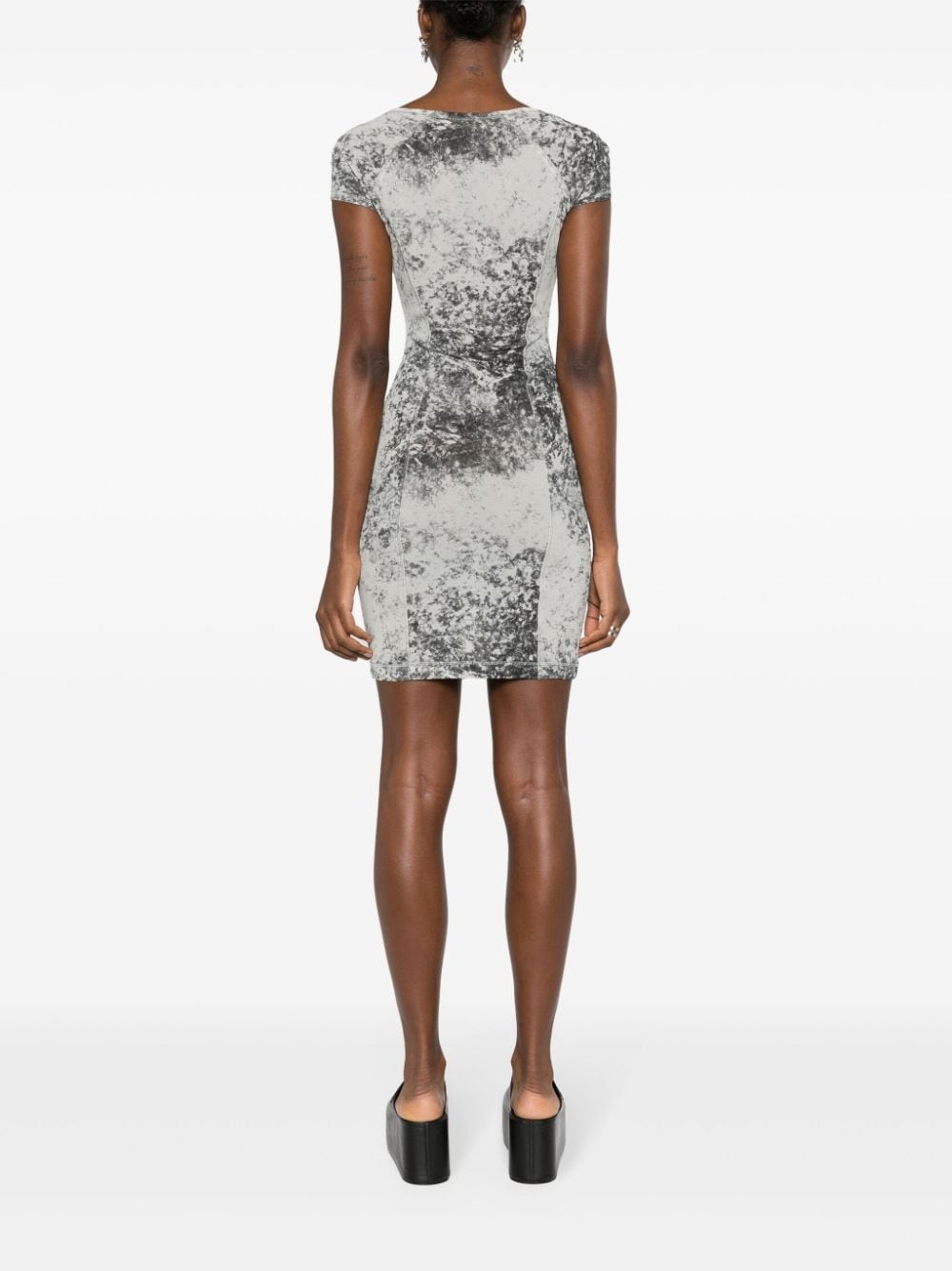 Turbo logo-print dress - 4