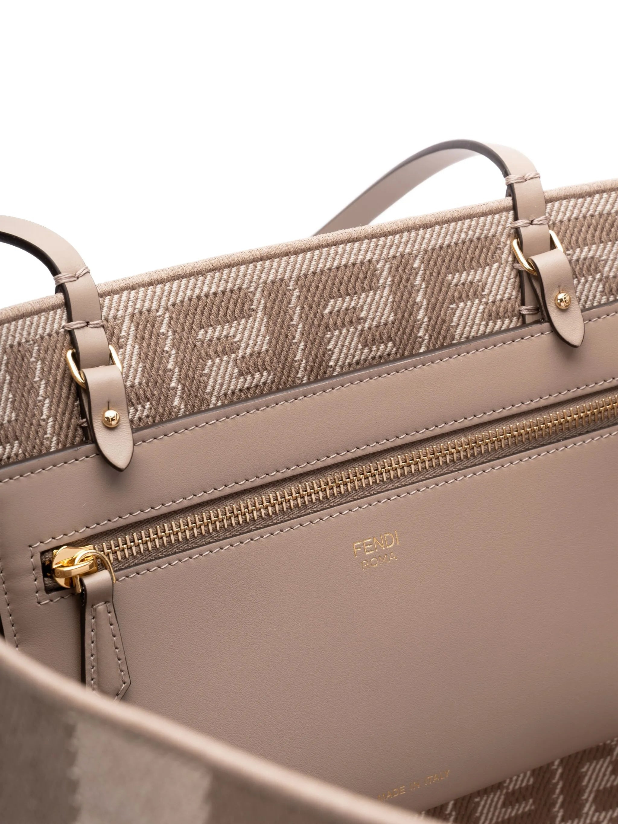 Large Roll Striped Tote Bag - 4