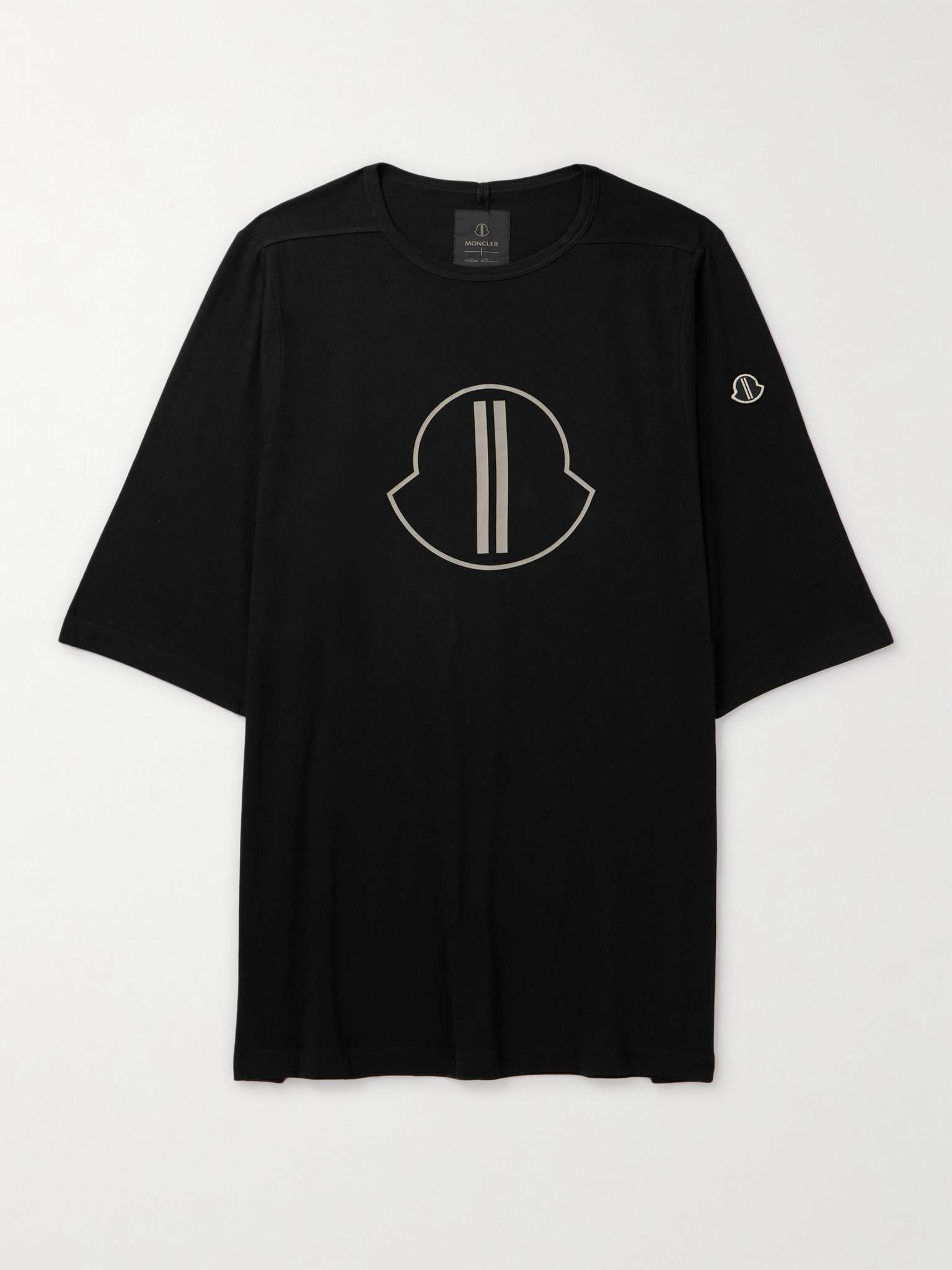 + Moncler Logo-Print Cotton-Jersey T-Shirt - 1