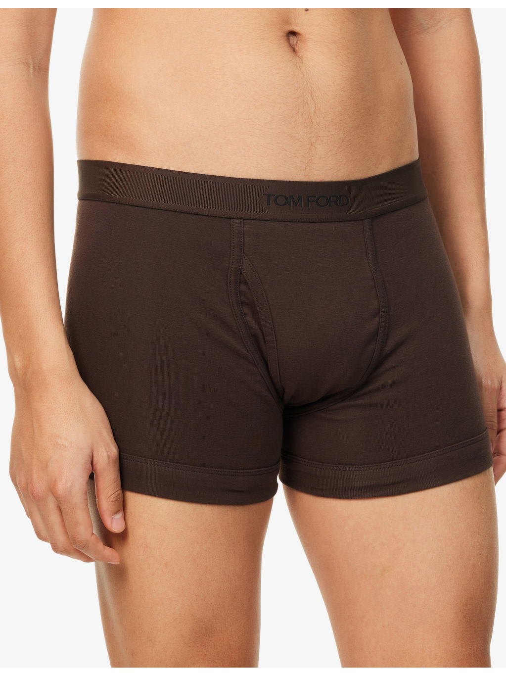 Logo-Waistband Classic-Fit Stretch Cotton-Jersey Boxers - 4
