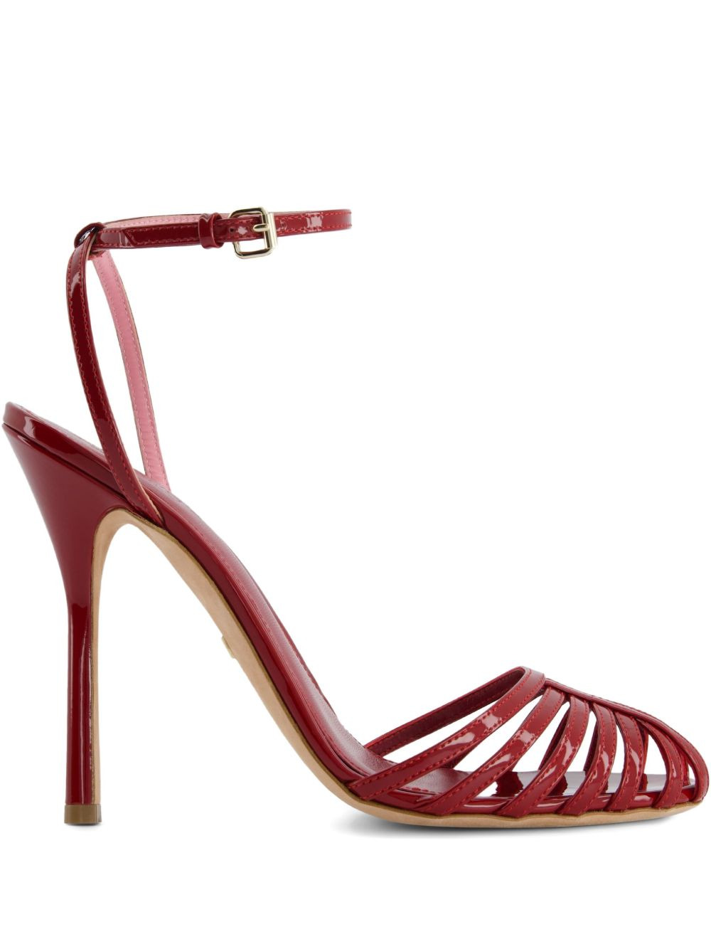 110mm leather sandals - 1