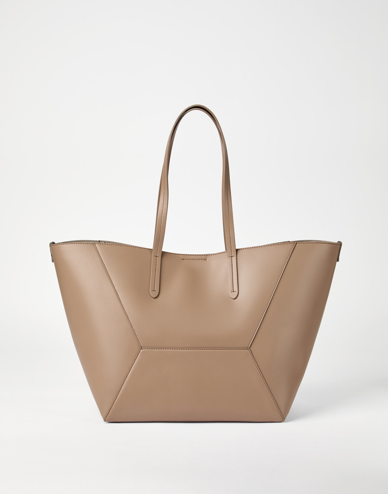 Brunello Cucinelli BC Duo bag in calfskin with monili outlook