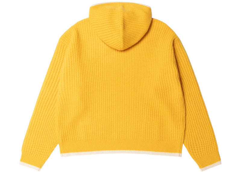 Stüssy Stussy x Wales Bonner Cashmere Hoodie Yellow outlook