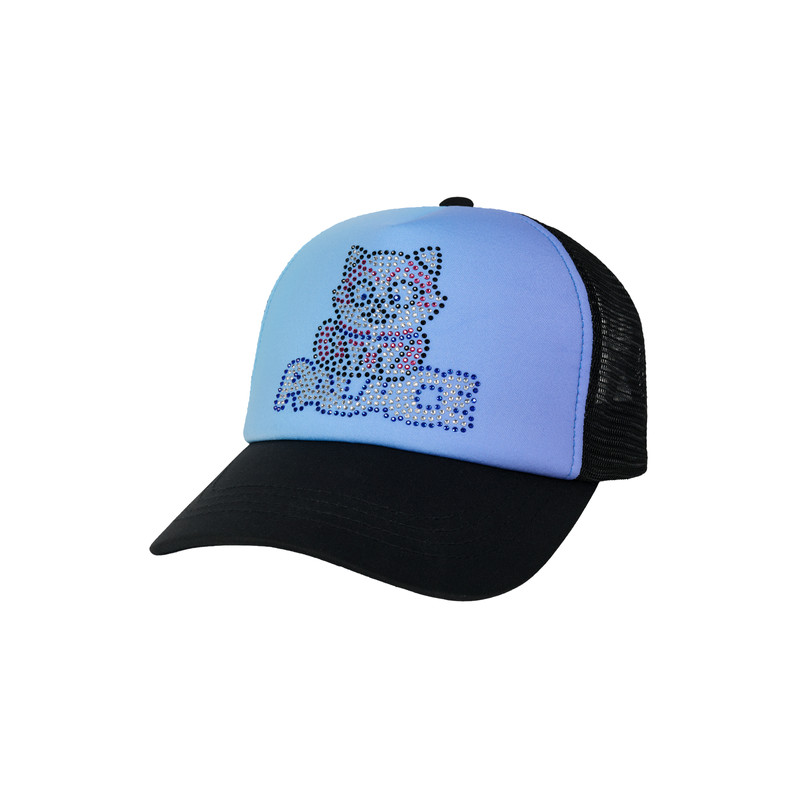 KITTY RHINESTONE TRUCKER BLACK 1