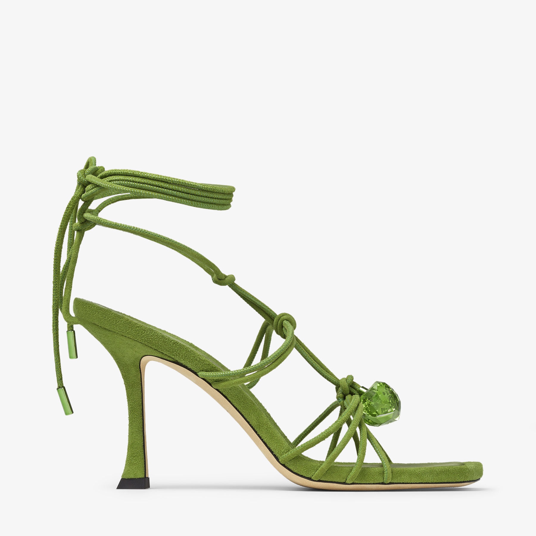 Jemma 90
Matcha Suede Sandals - 1