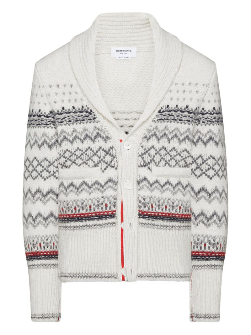 Donegal knitted tweed cardigan 1