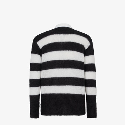 FENDI Multicolor mohair and wool pullover outlook