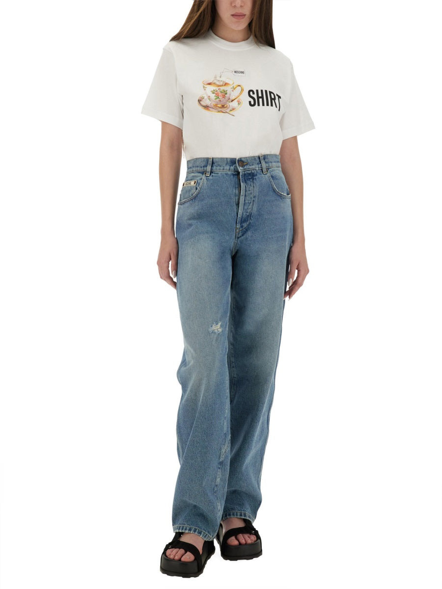 Moschino Women T-Shirt With Print - 2